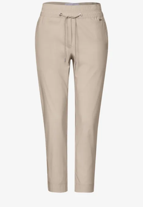 Hose im Casual Fit boulder beige