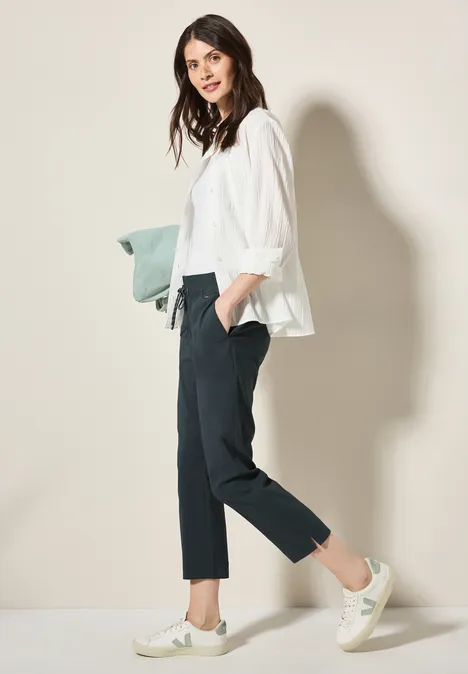 Hose im Casual Fit slate khaki