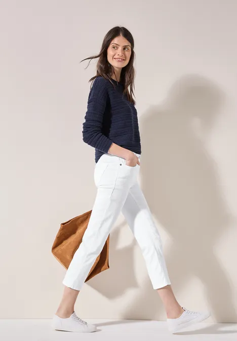 3/4 Jeans White