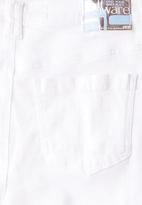 Wide Leg Jeans White