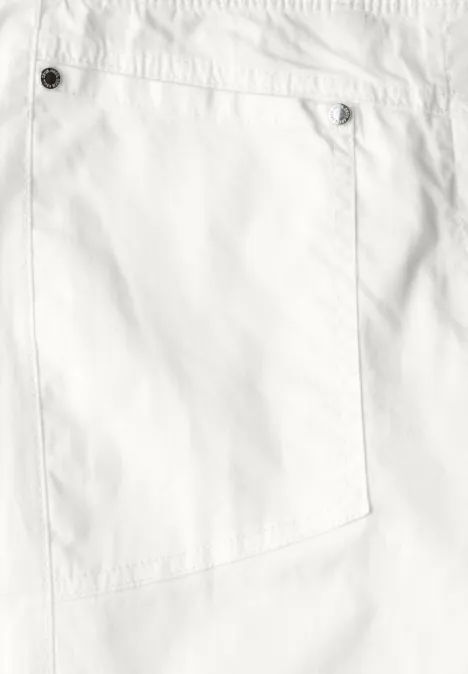 Hose im Washed-Look vanilla white