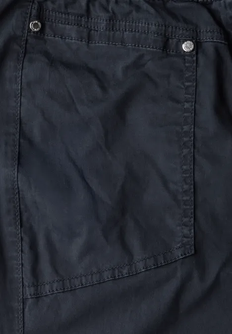 Hose im Washed-Look universal blue