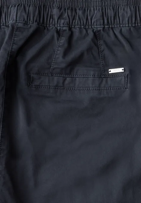 Hose im Washed-Look universal blue