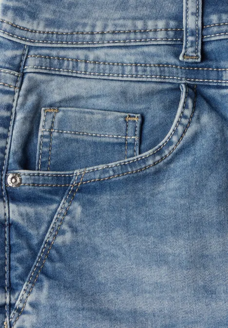 Jeansshorts light blue wash
