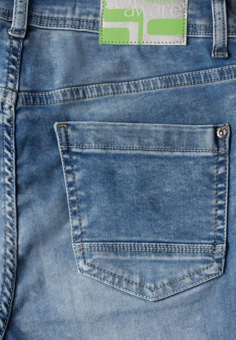 Jeansshorts light blue wash