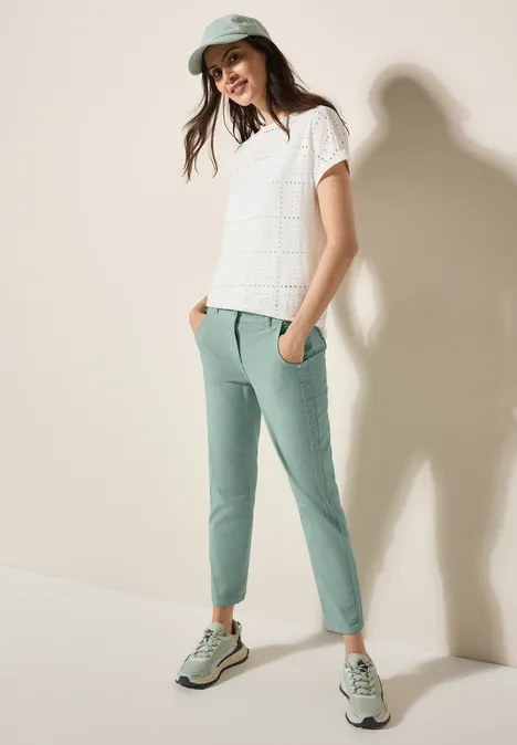Straight Leg Hose matcha green