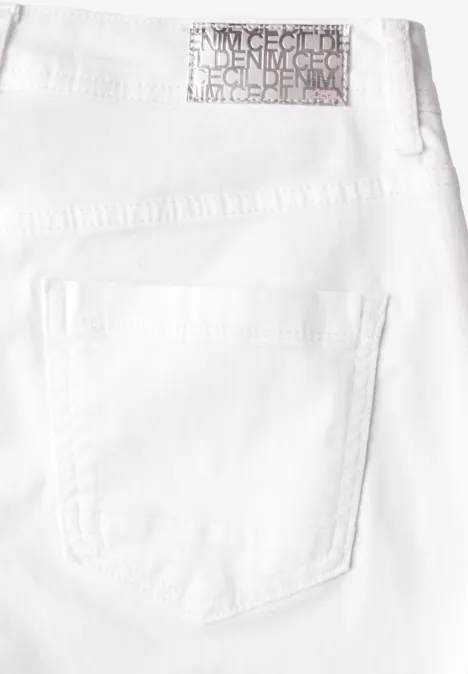 Jeans en coupe casual White