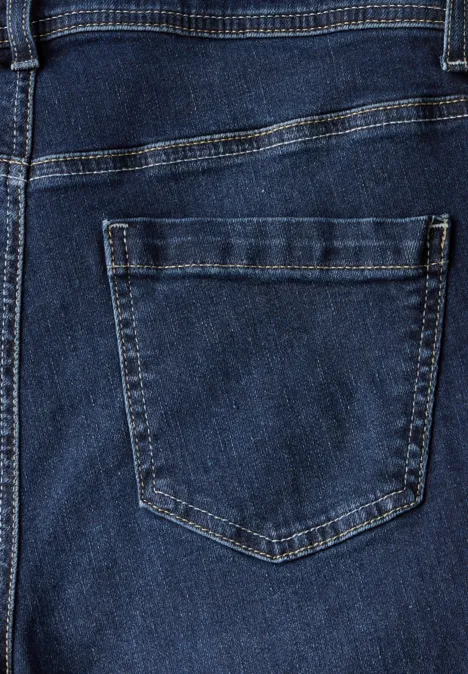 Capri Jeans Dark blue wash
