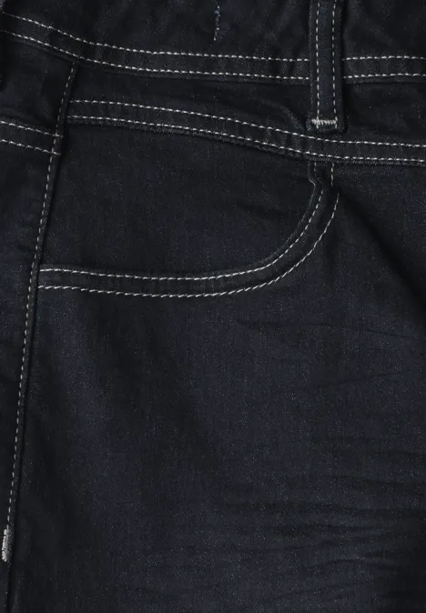 Rinsed 3/4 Jeans rinsed wash
