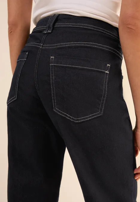 Rinsed 3/4 Jeans rinsed wash