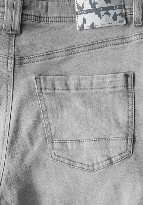 Wide Leg Jeans light grey wash