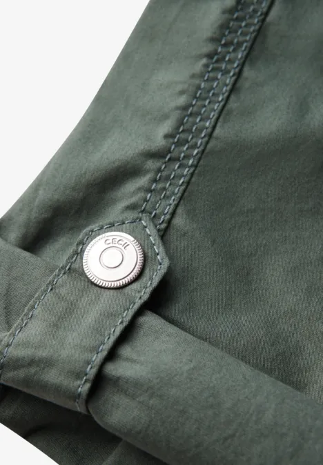 Shorts mit Tunnelzug dark balmy khaki