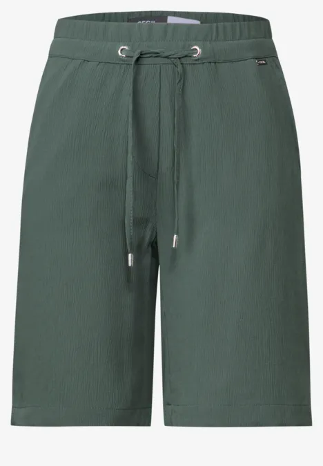 Shorts mit Struktur dark balmy khaki
