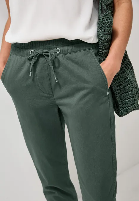 7/8 Casual Fit Hose dark balmy khaki
