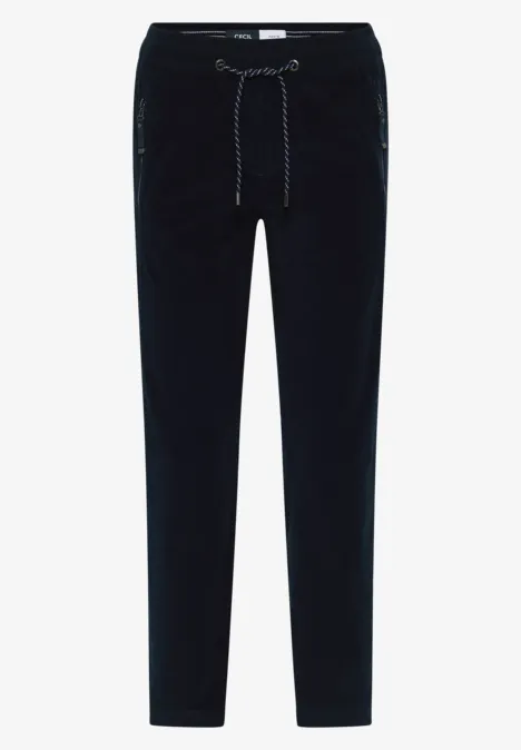 Cordhose im Casual Fit dark blue corduroy