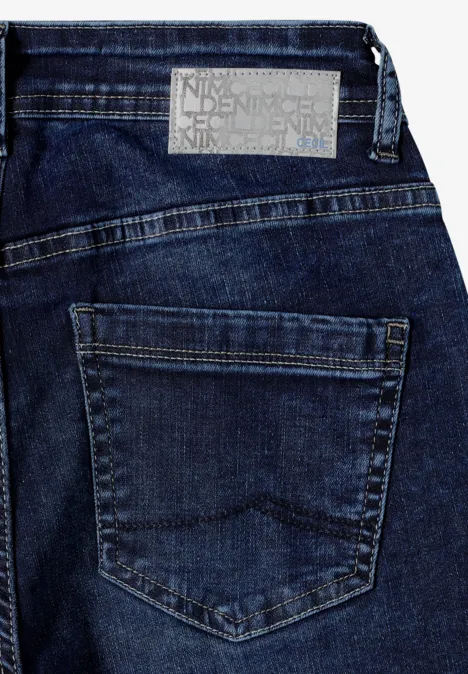 Slim Fit Jeans mid blue used wash