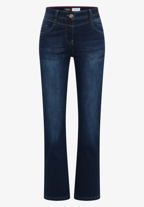 Jeans Bootcut Dark blue wash
