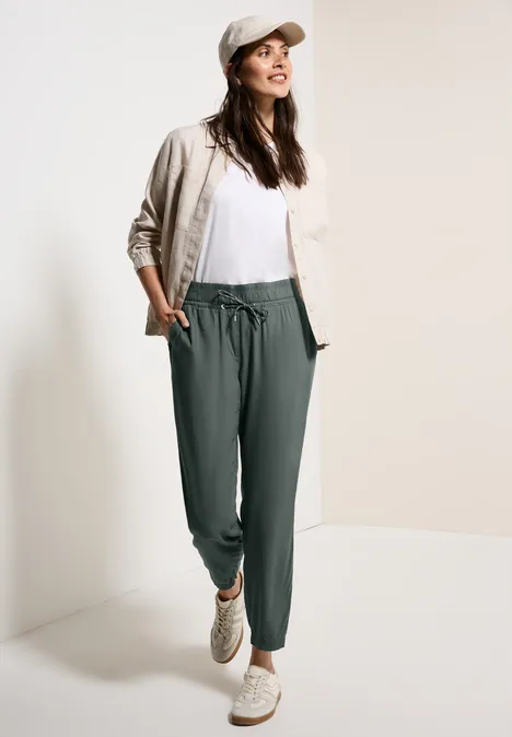 Loose Fit Hose dark balmy khaki