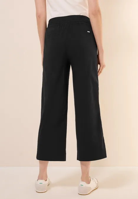 Wide Leg Hose Black