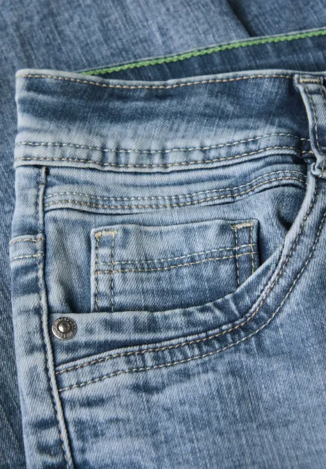 Jeans im Casual Fit light blue wash