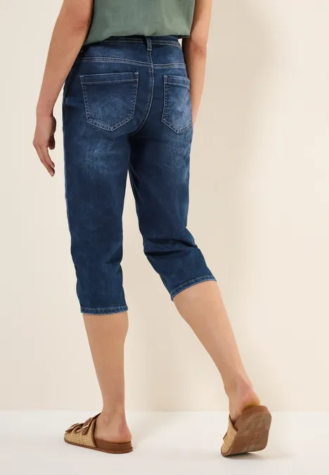 Capri Jeans mid blue wash