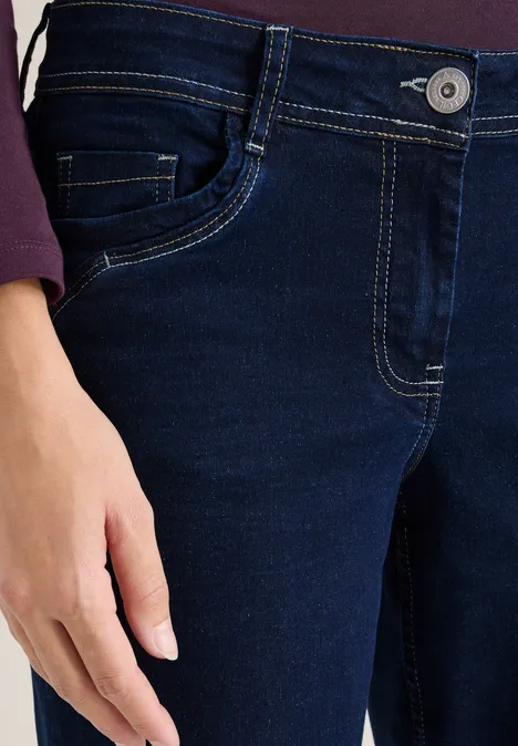 Wide Leg Rinsed Jeans rinsed wash