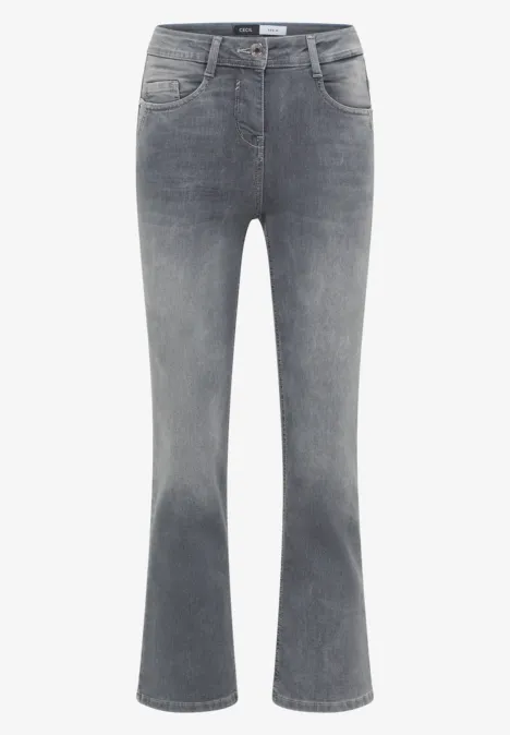 Bootcut Jeans mid grey random wash