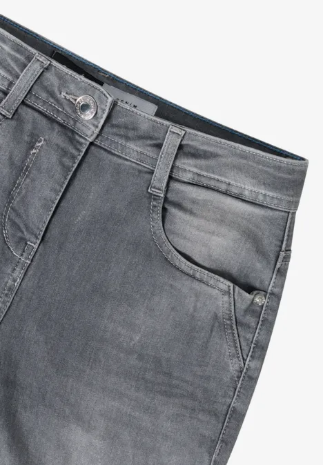 Bootcut Jeans mid grey random wash