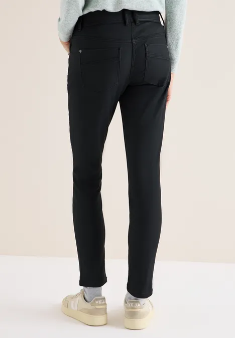Hose im Leder-Look Black