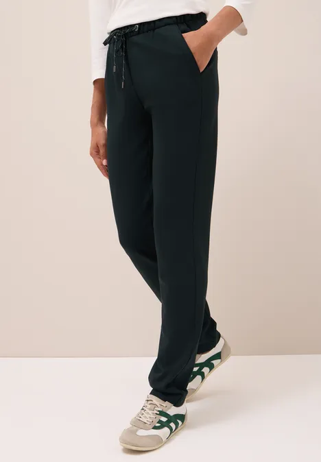 Pantalon Casual Fit ink green
