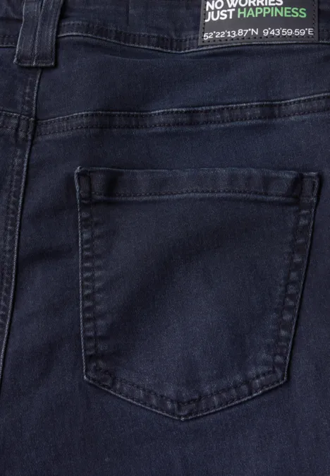 Wide Leg Jeans blue black random wash