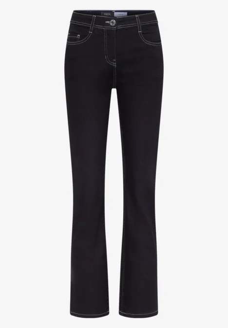 Rinsed Bootcut Jeans rinsed wash