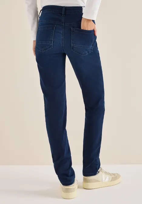 Jeans Slim Fit blue black random wash