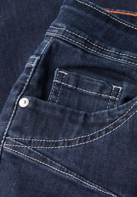 Rinsed Wide Leg Jeans rinsed wash