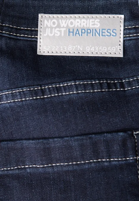 Rinsed Wide Leg Jeans rinsed wash
