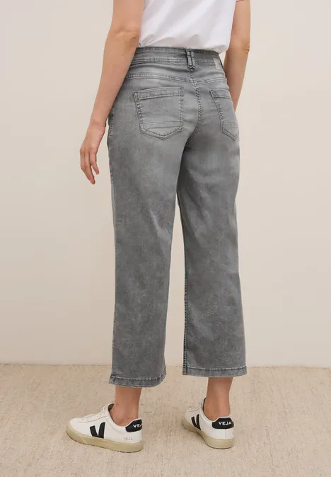 Wide Leg Jeans mid grey random wash