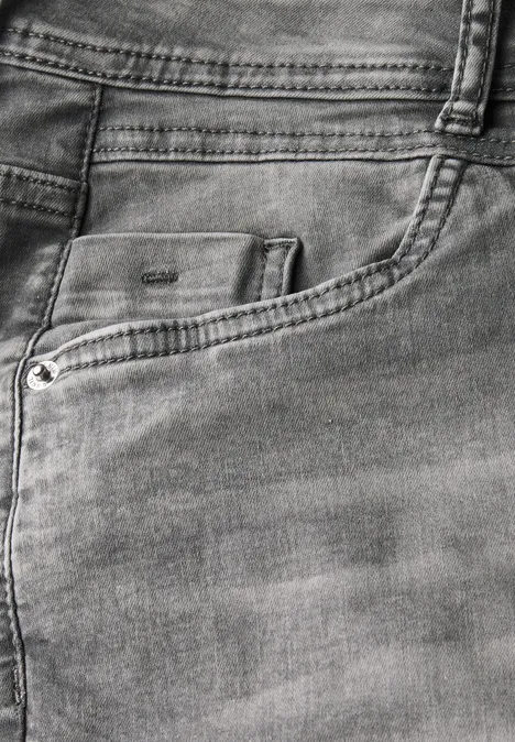Wide Leg Jeans mid grey random wash