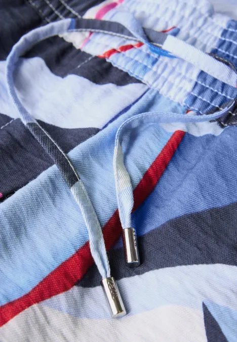 7/8 Twill-Hose mit Struktur urban navy blue