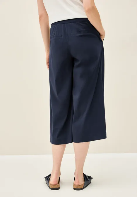 Wide Leg Hose urban navy blue