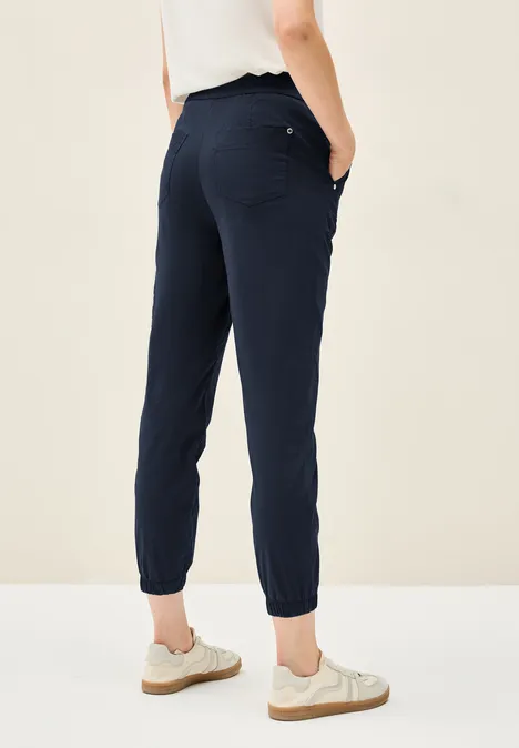 Gestreifte Cargo Hose urban navy blue
