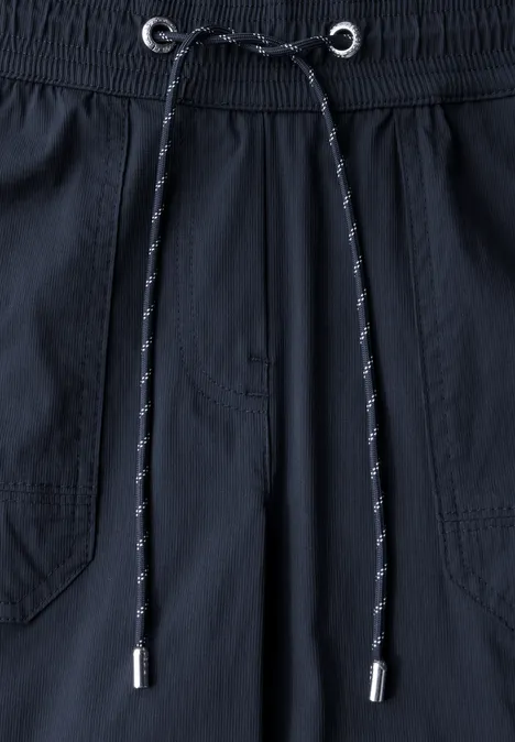 Gestreifte Cargo Hose urban navy blue