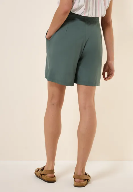 Jersey-Shorts dark balmy khaki