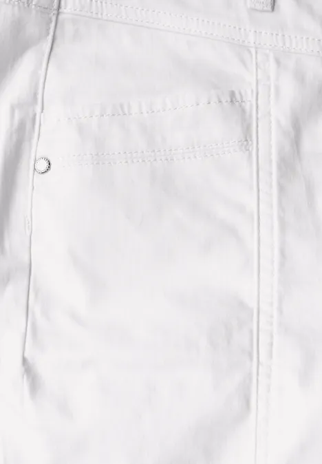 7/8 Straight Leg Hose White