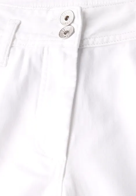 7/8 Wide Leg Hose White