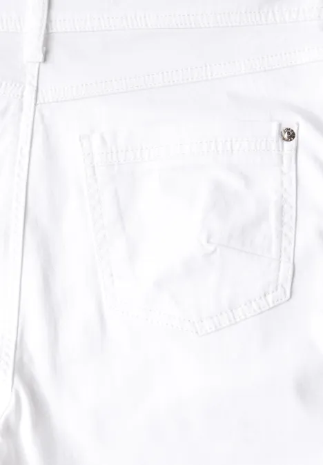 7/8 Wide Leg Hose White