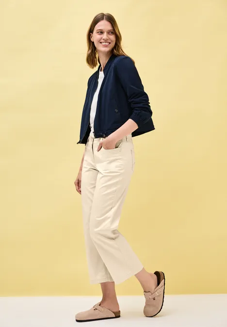 7/8 Wide Leg Hose light beige