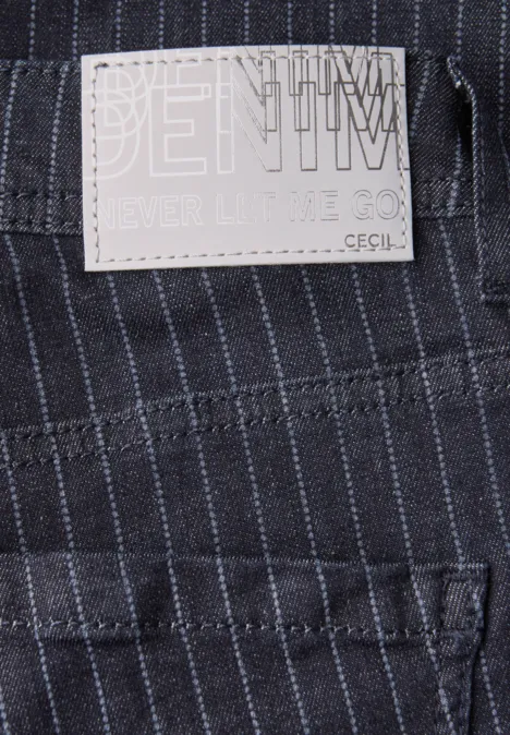 Straight Leg Jeans Dark blue wash