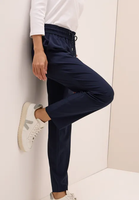 Hose im Casual Fit urban dark blue