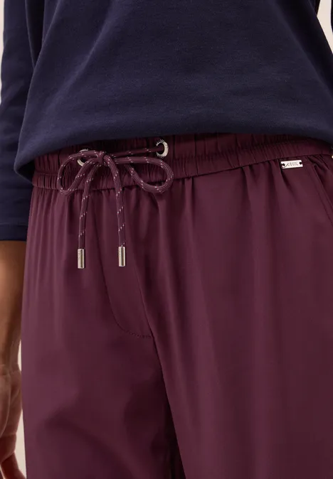 Hose im Casual Fit mulberry red