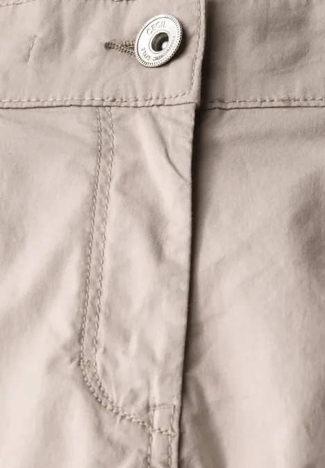 3/4 Hose im Casual Fit boulder beige